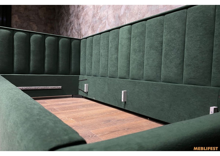 М'яке дитяче ліжко D003 з підйомним механізмом