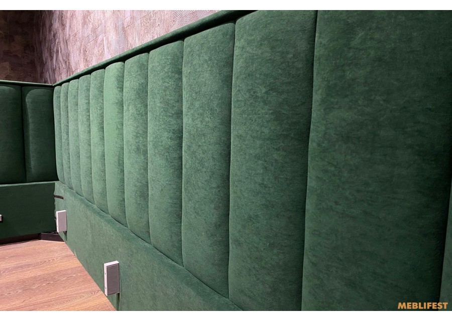 М'яке дитяче ліжко D003 з підйомним механізмом