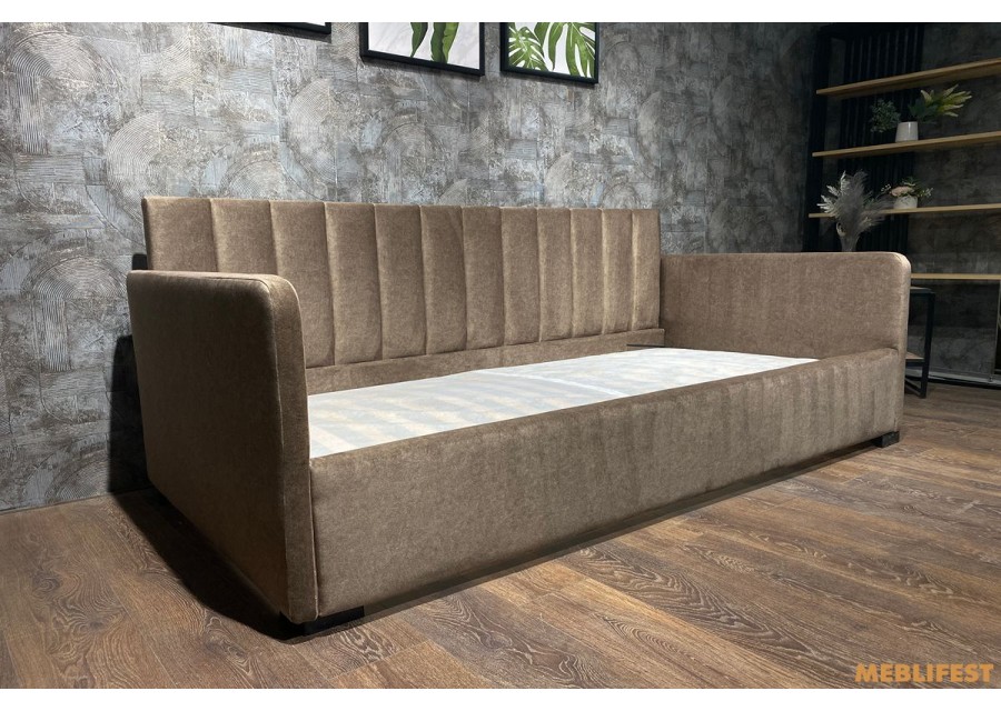 М'яке дитяче ліжко D004 з підйомним механізмом