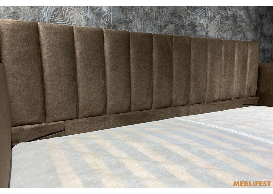 М'яке дитяче ліжко D004 з підйомним механізмом