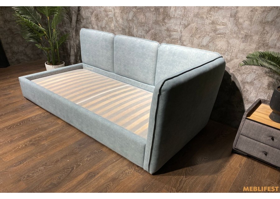 М'яке дитяче ліжко D015 з підйомним механізмом