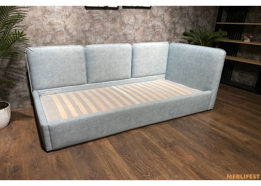 М'яке дитяче ліжко D015 з підйомним механізмом