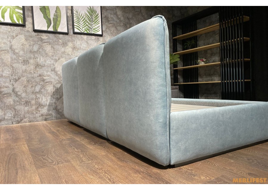 М'яке дитяче ліжко D015 з підйомним механізмом