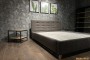 М'яке двоспальне ліжко L004 з підйомним механізмом 