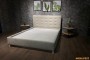 М'яке двоспальне ліжко L005 з підйомним механізмом 