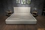 М'яке двоспальне ліжко L011 з підйомним механізмом 