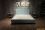 М'яке двоспальне ліжко L012 з підйомним механізмом 