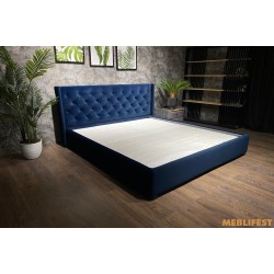 М'яке двоспальне ліжко L013 з підйомним механізмом 