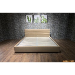 М'яке двоспальне ліжко L015 з підйомним механізмом 