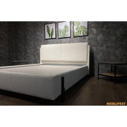 М'яке двоспальне ліжко L019 з підйомним механізмом 