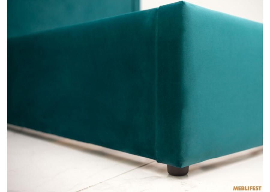 М'яке двоспальне ліжко L024 з підйомним механізмом 