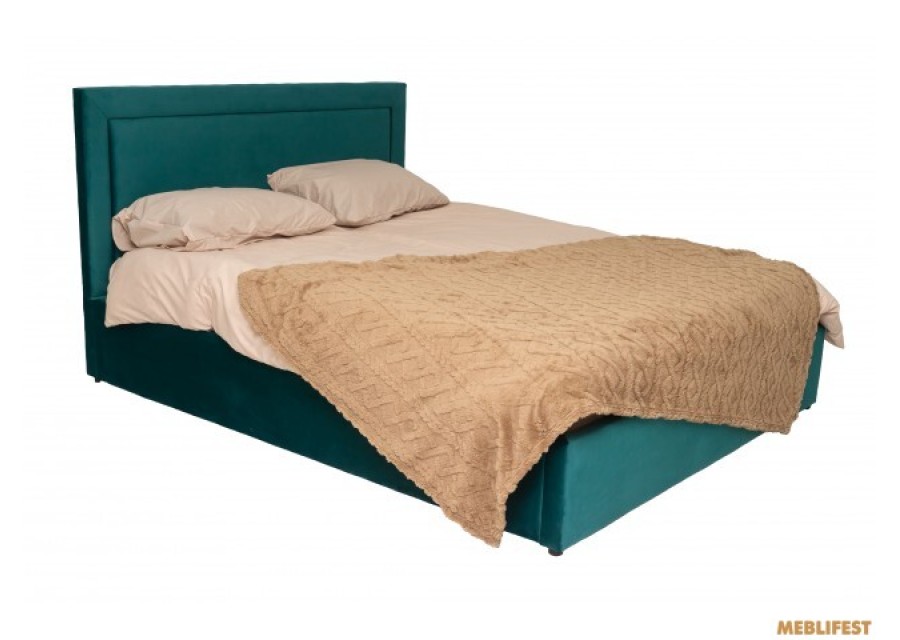 М'яке двоспальне ліжко L024 з підйомним механізмом 