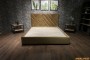 М'яке двоспальне ліжко L025 з підйомним механізмом 