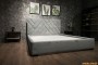 М'яке двоспальне ліжко L025 з підйомним механізмом 