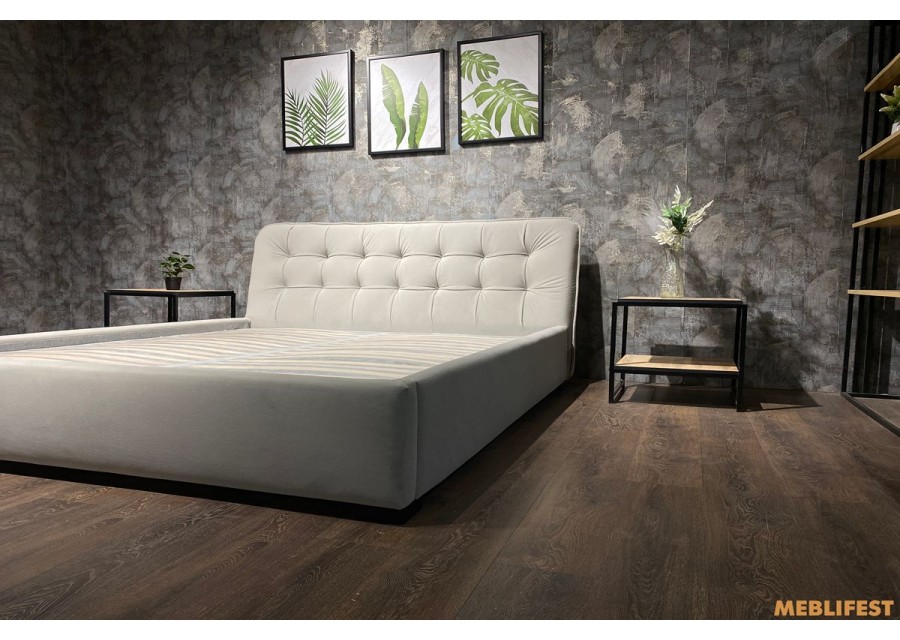 М'яке двоспальне ліжко L029 з підйомним механізмом 