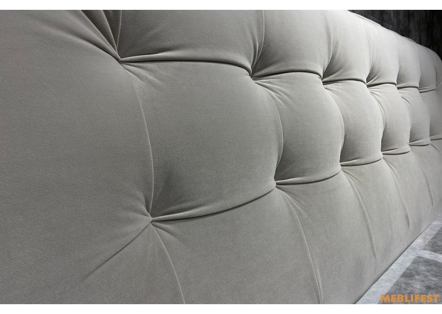 М'яке двоспальне ліжко L029 з підйомним механізмом 