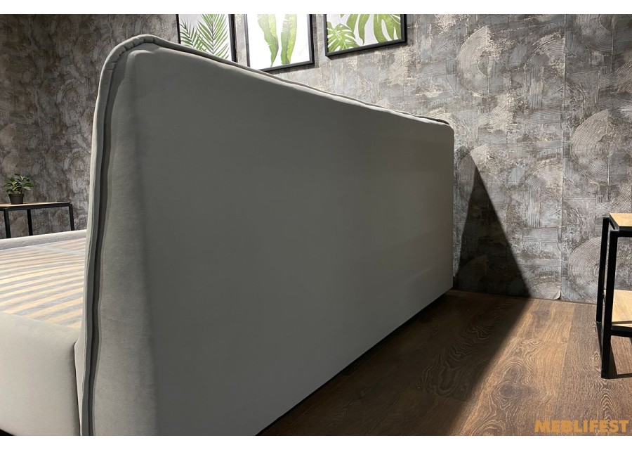 М'яке двоспальне ліжко L029 з підйомним механізмом 