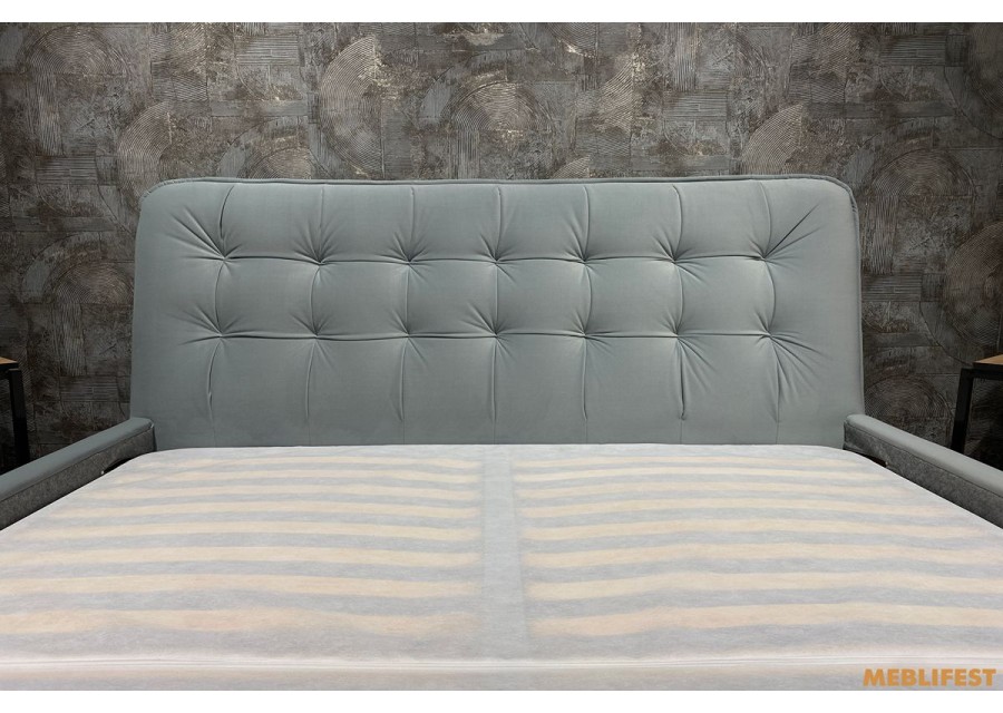 М'яке двоспальне ліжко L029 з підйомним механізмом 