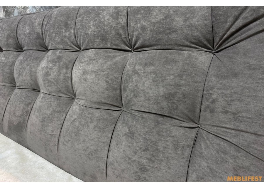 М'яке двоспальне ліжко L029 з підйомним механізмом 