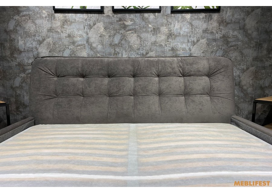 М'яке двоспальне ліжко L029 з підйомним механізмом 