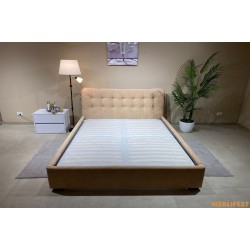 М'яке двоспальне ліжко L029 з підйомним механізмом 