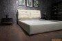 М'яке двоспальне ліжко L038 з підйомним механізмом 