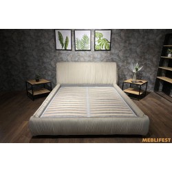 М'яке двоспальне ліжко L050 з підйомним механізмом 