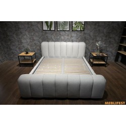 М'яке двоспальне ліжко L054 з підйомним механізмом 