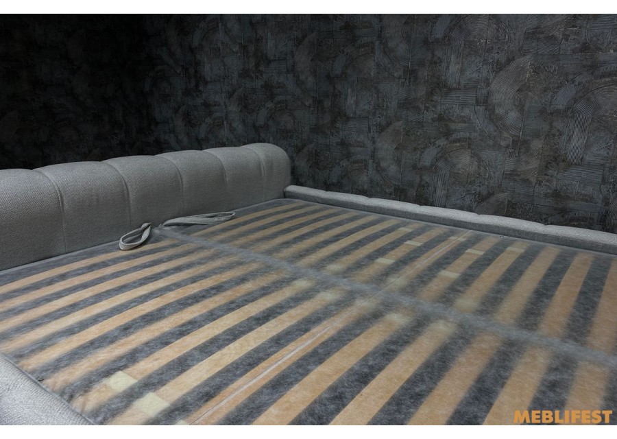 М'яке двоспальне ліжко L054 з підйомним механізмом 