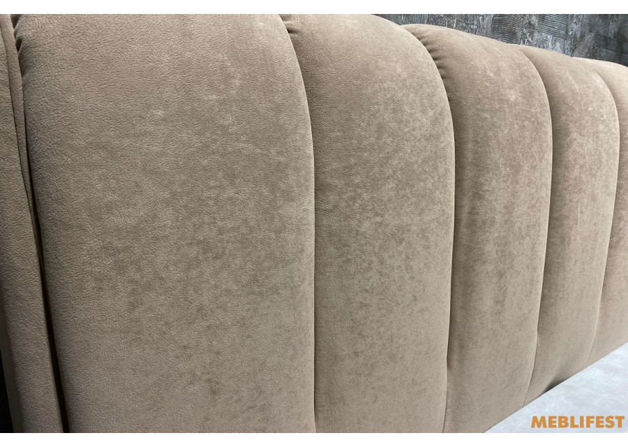 М'яке двоспальне ліжко L054 з підйомним механізмом 