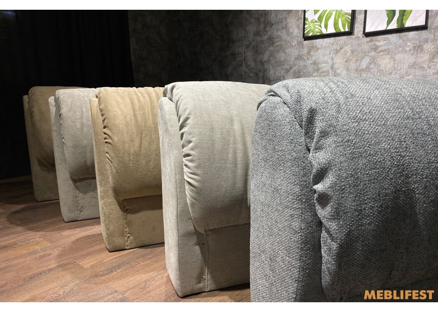 М'яке двоспальне ліжко L055 з підйомним механізмом 