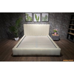 М'яке двоспальне ліжко L056 з підйомним механізмом 
