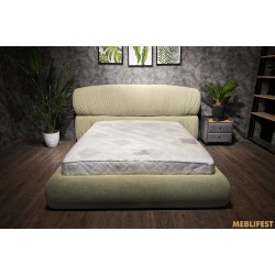 М'яке двоспальне ліжко L058 з підйомним механізмом 