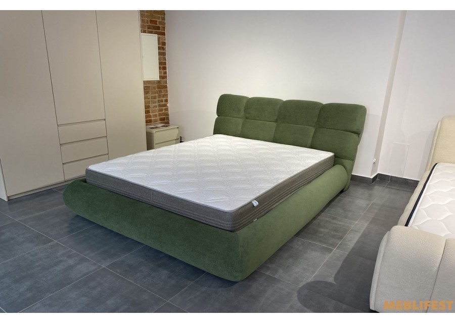 М'яке двоспальне ліжко L061 з підйомним механізмом 