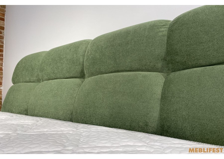 М'яке двоспальне ліжко L061 з підйомним механізмом 