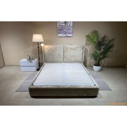 М'яке двоспальне ліжко L062 з підйомним механізмом 