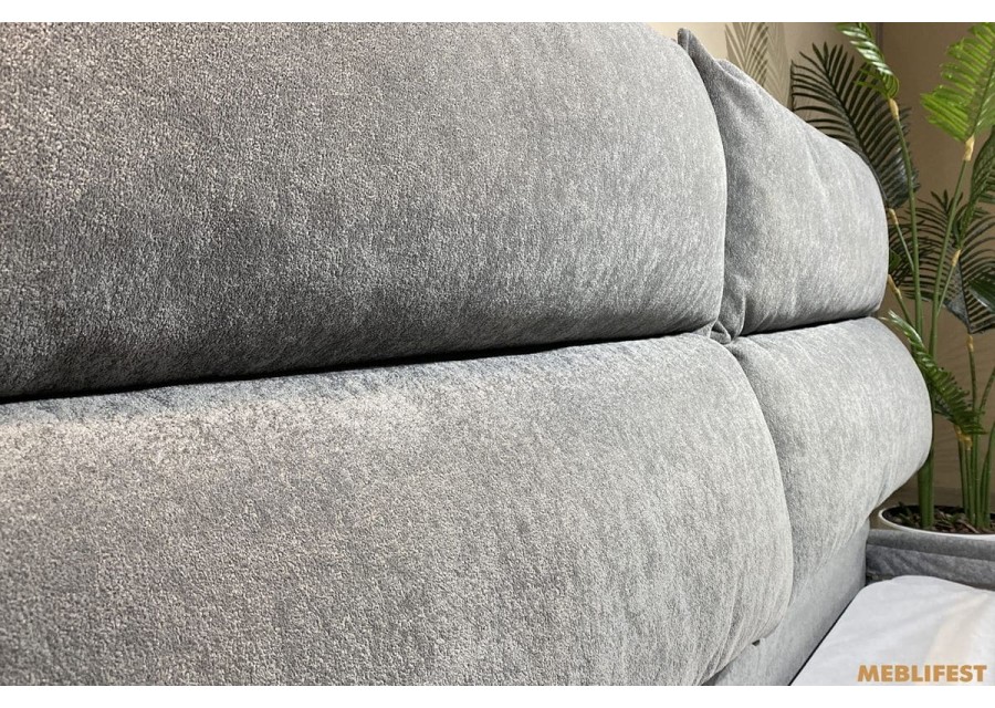 М'яке двоспальне ліжко L063 з підйомним механізмом 