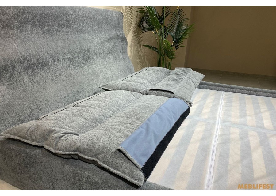 М'яке двоспальне ліжко L063 з підйомним механізмом 