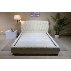 М'яке двоспальне ліжко L064 з підйомним механізмом 