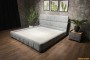 М'яке двоспальне ліжко L065 з підйомним механізмом 