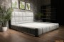 М'яке двоспальне ліжко L065 з підйомним механізмом 