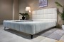 М'яке двоспальне ліжко L065 з підйомним механізмом 