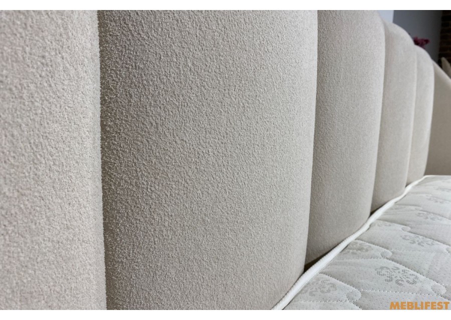 М'яке двоспальне ліжко L075 з підйомним механізмом 