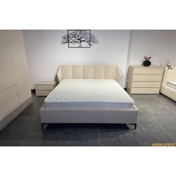 М'яке двоспальне ліжко L075 з підйомним механізмом 