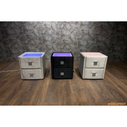 М'яка приліжкова тумба Т 001- LED з LED-підсвіткою