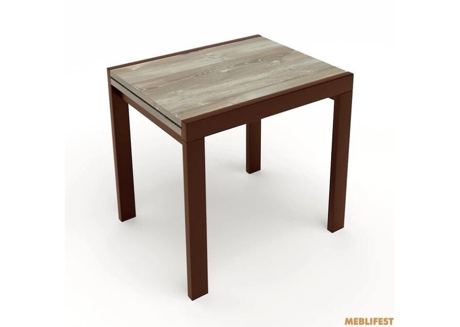 Кухонний стіл трансформер Слайдер горіх / Дуб шервуд