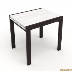 Кухонний стіл трансформер Слайдер Венге /Аляска