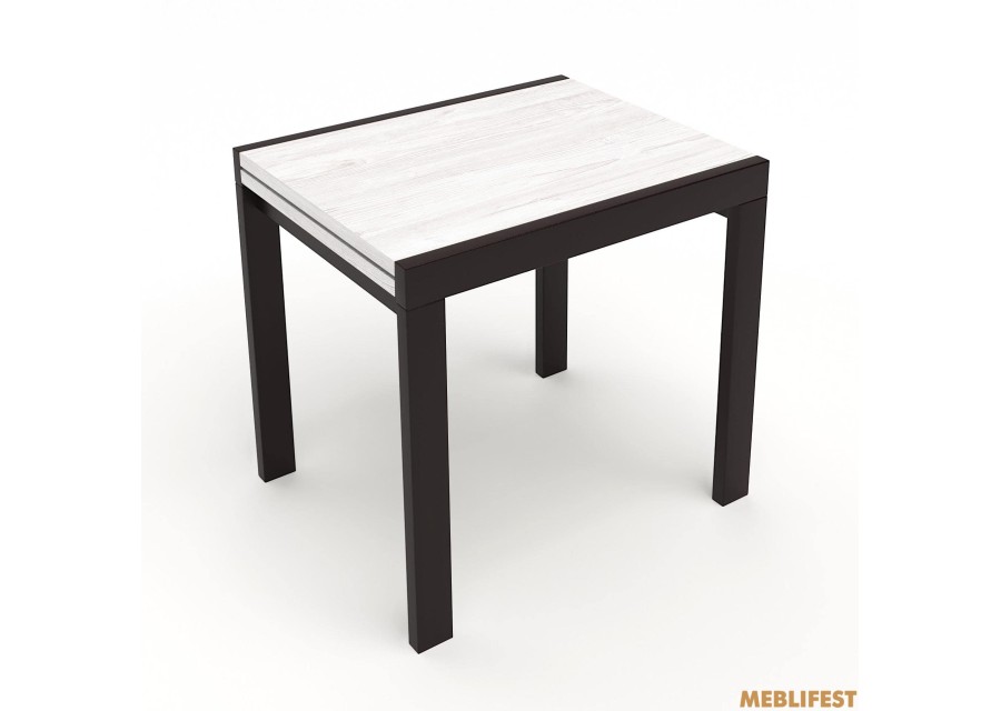 Кухонний стіл трансформер Слайдер Венге /Аляска