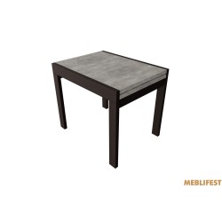 Кухонний стіл трансформер Слайдер Венге /Бетонний камінь