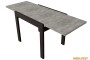 Кухонний стіл трансформер Слайдер Венге /Бетонний камінь